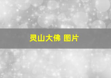 灵山大佛 图片